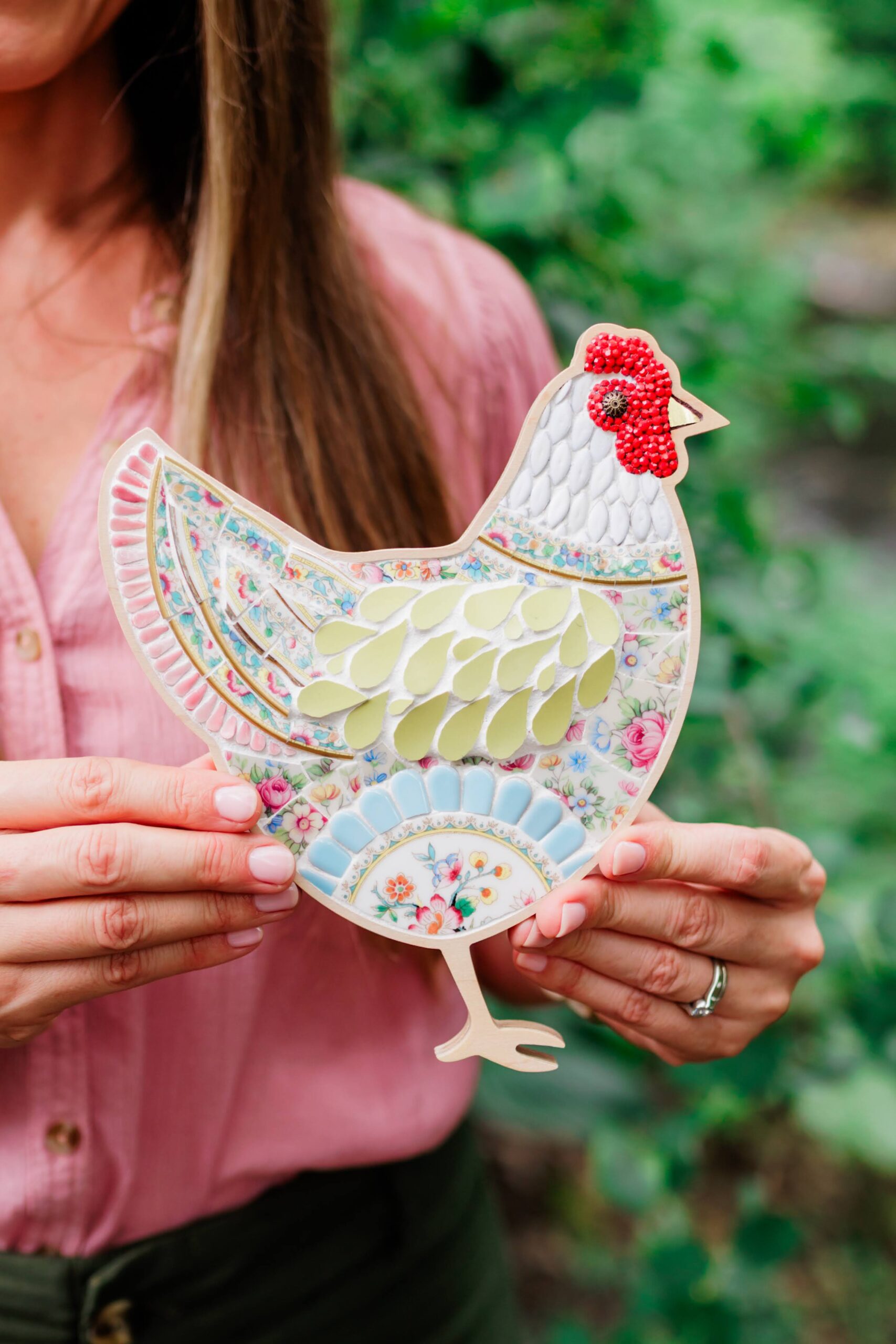 Sharra’s Shapes Chicken Mosaic Class