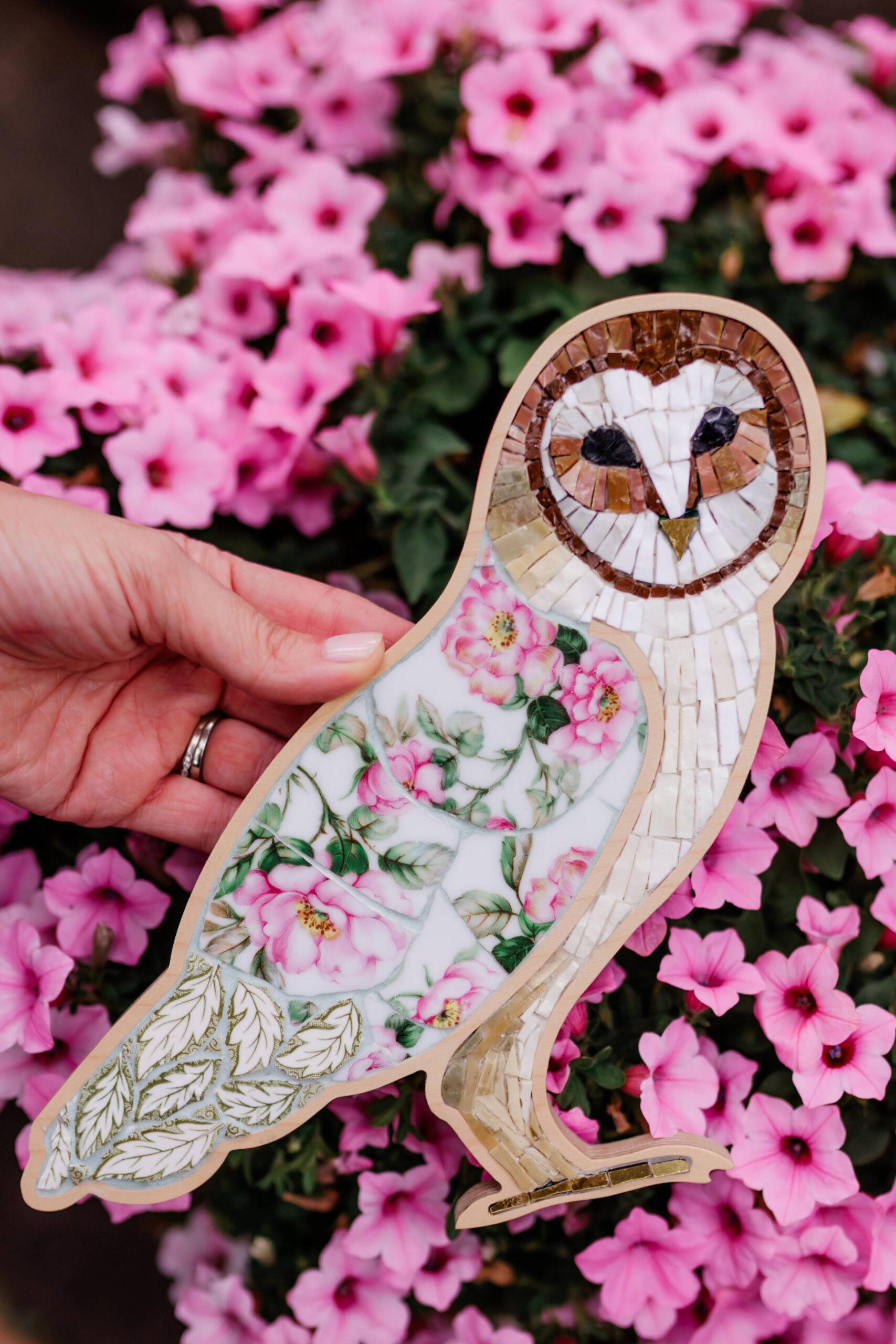 Mosaic Owl Class: Smalti & China