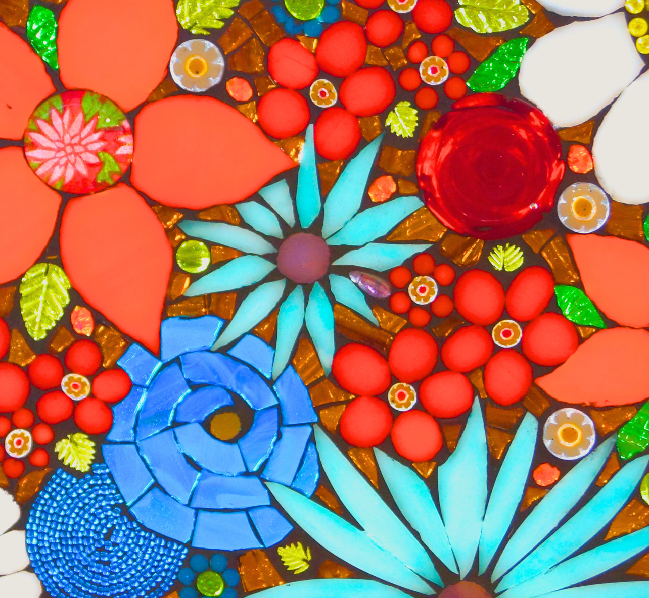 From the Archives, 2012 Glass-on-Glass Mosaic Mixed Media